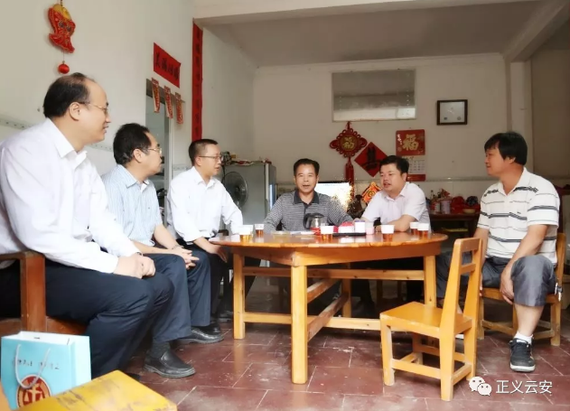 云浮云安:人大常委会主任,法检"两长"联合登门走访区人大代表